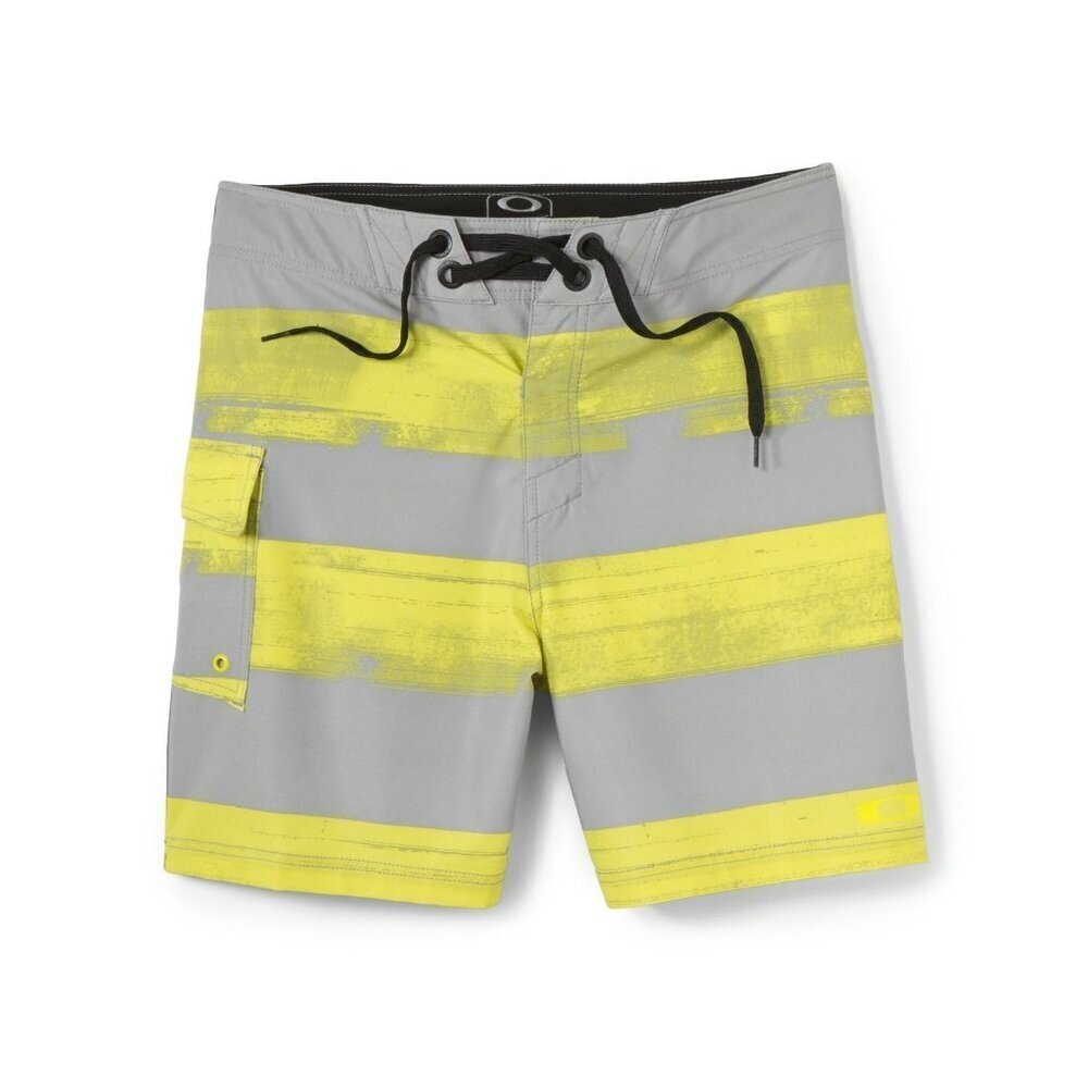 NWT MENS‎ OAKLEY PIPE 19 BOARD SHORTS BOARDSHORTS YELLOW SULPHUR SIZE 28 30 36